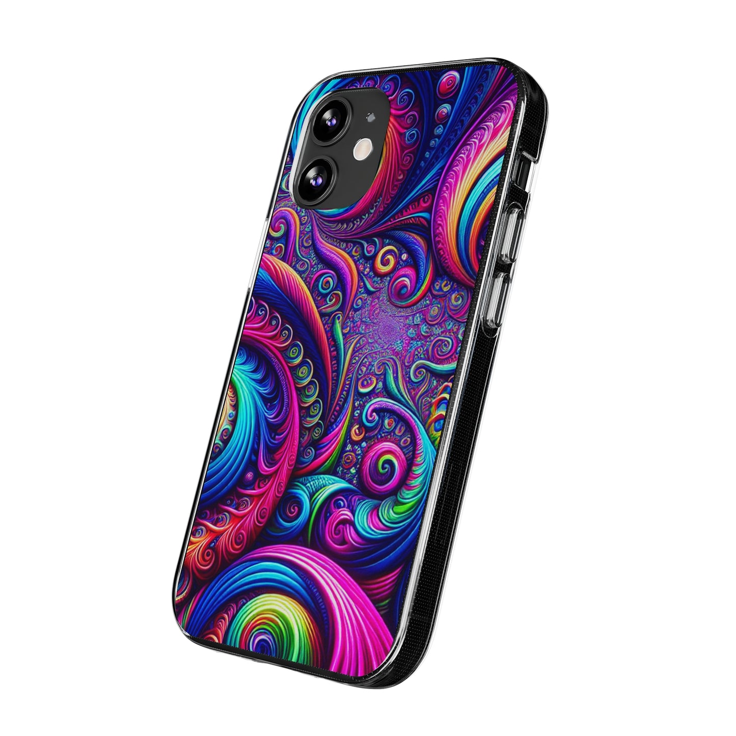 "VibranTrip Neonfinity" Infinity Patterns Art Polycarbonate Phone Case