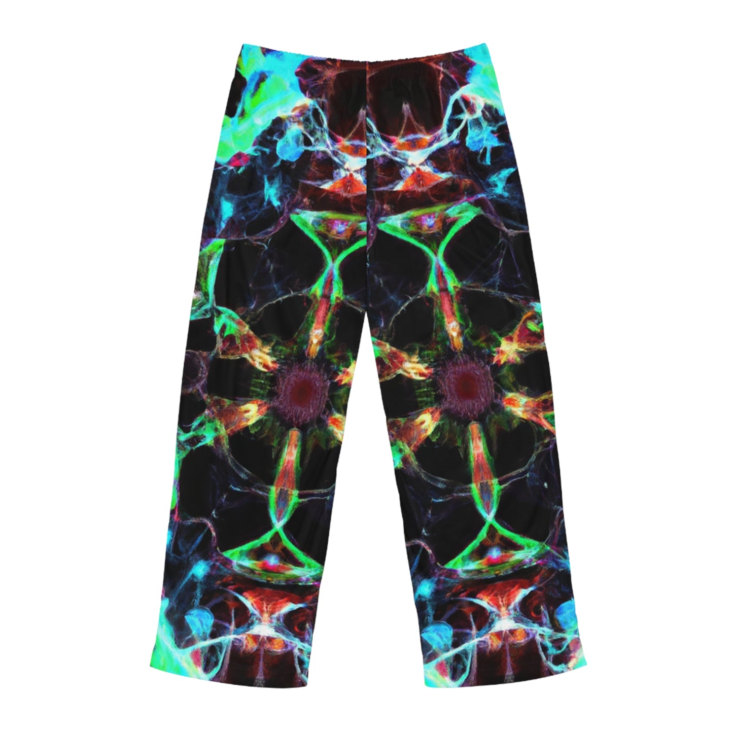 TDB Neon Infinity Inferno. Trippy Infinity Patterns Mens Pajama Pants