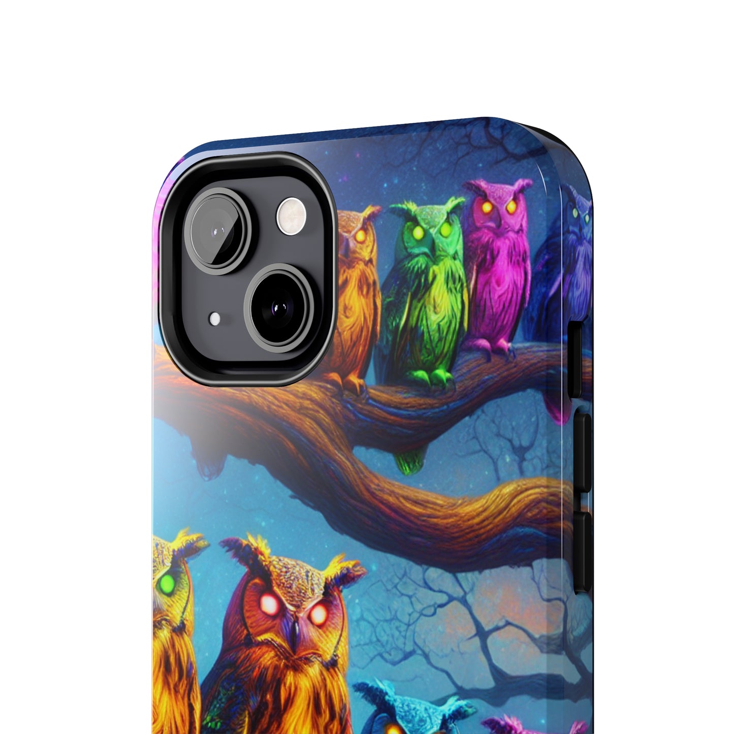 Neon Nocturnal Jazz NEON Owls Tough Phone Case