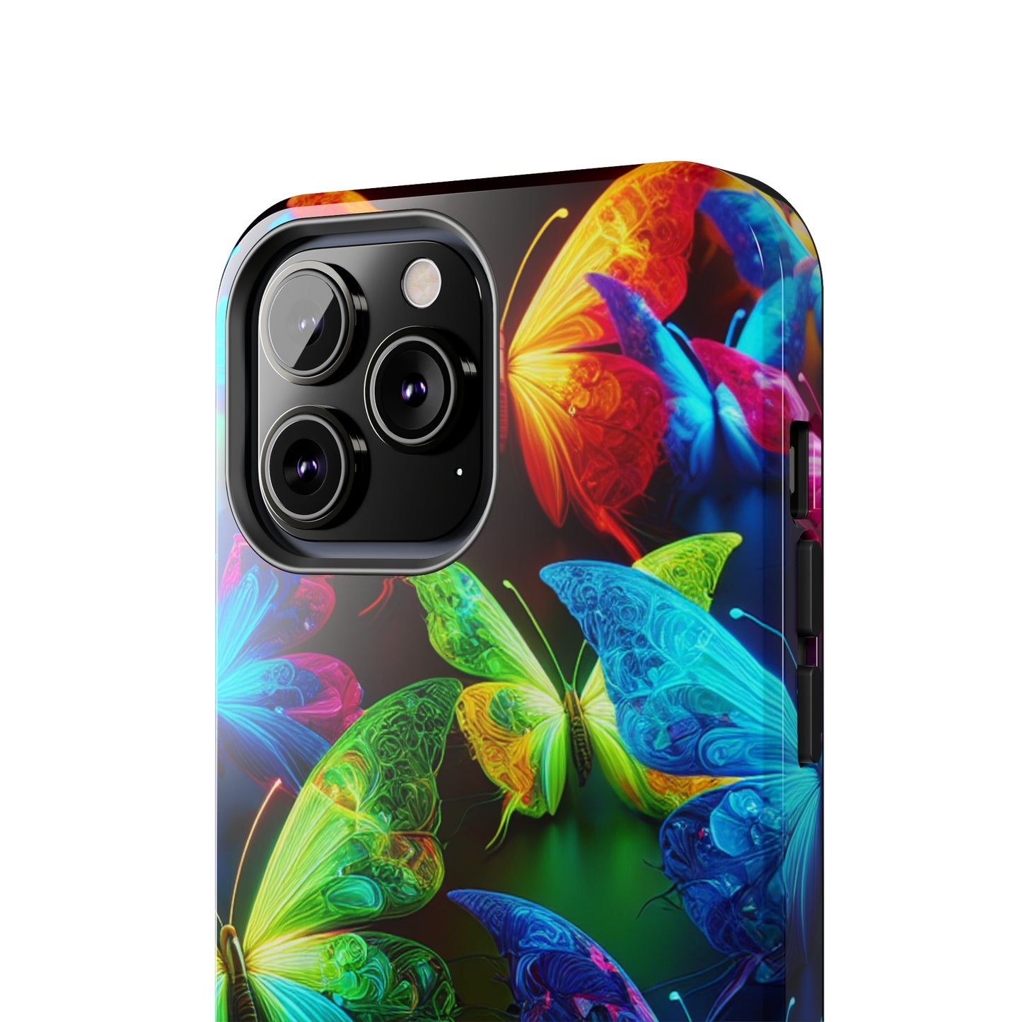 Neon Nectar Flutter. NEON Butterflies Tough Phone Case