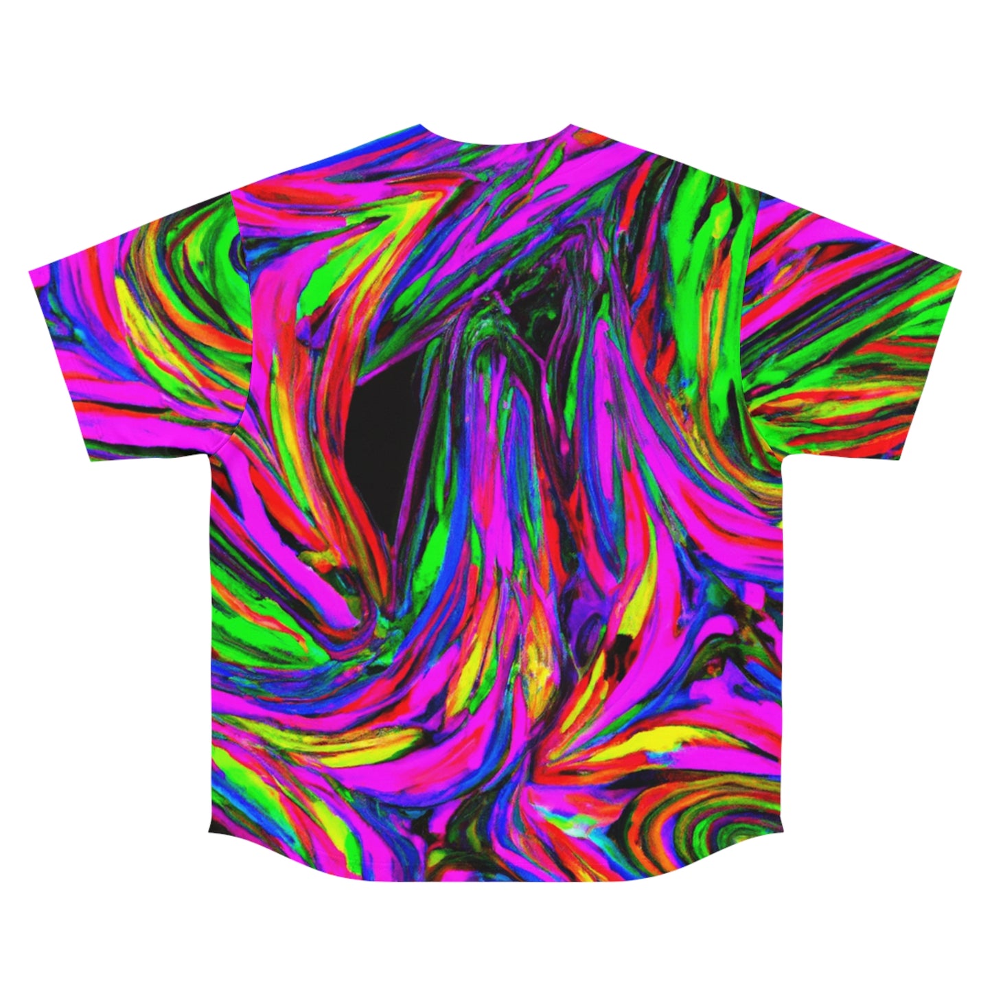 Neon Infinity Whirlpools Trippy Infinity Patterns Mens Jersey