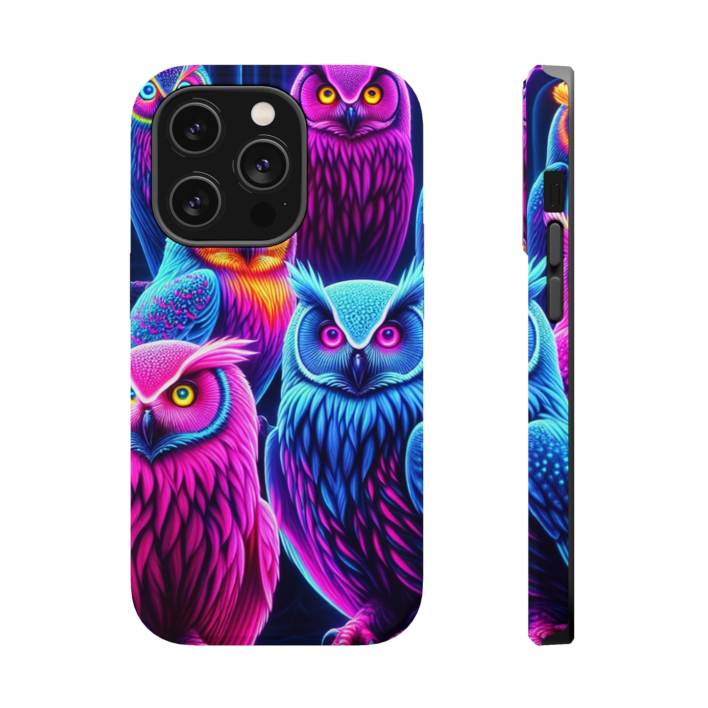 Neon Owl skylight. Neon Owls Premium Art Magsafe Magnet Tough IPhone 13 14 15 Pro Plus Max and Mini in Matte and Glossy Phone cases