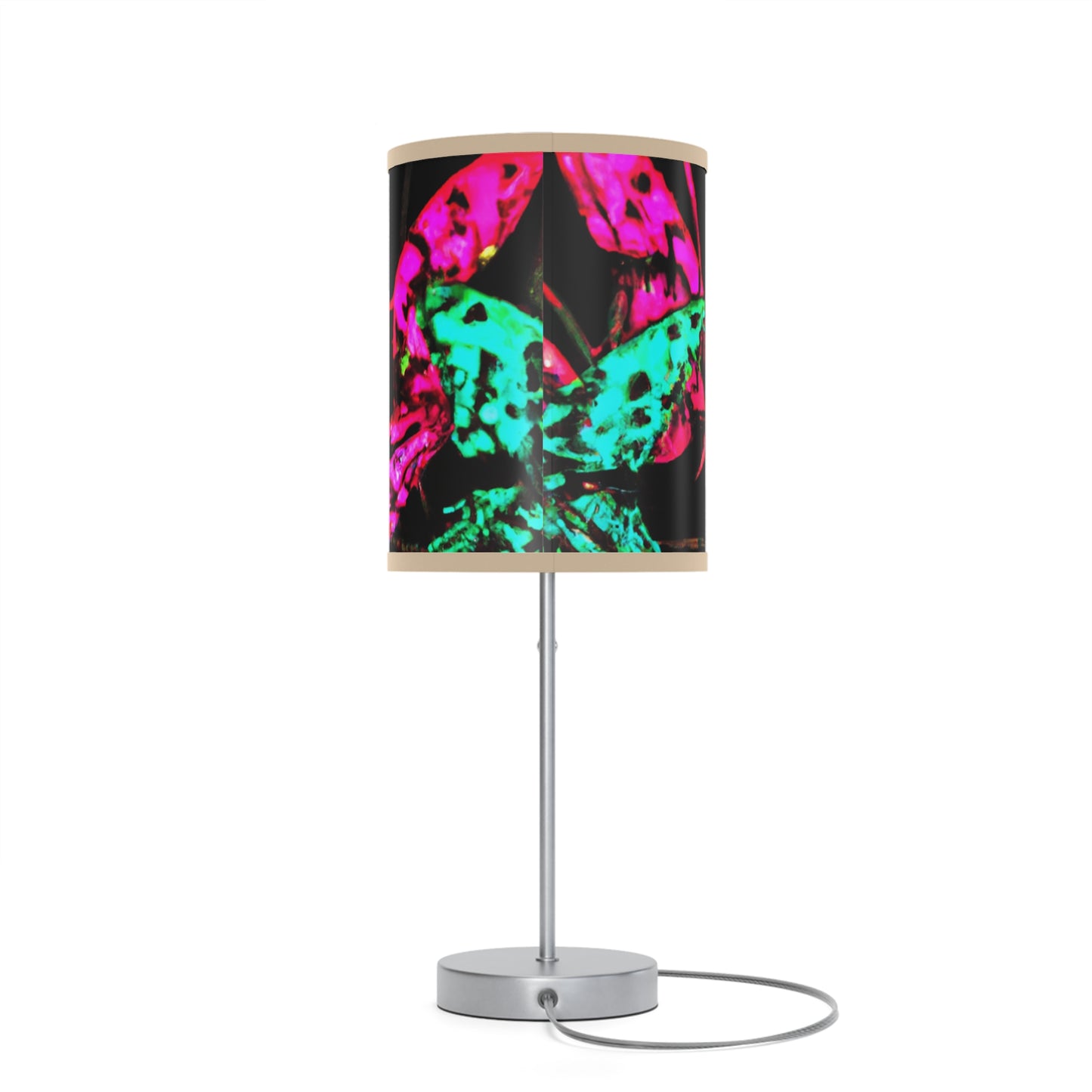 "Galactic Glooms: A Neon Butterfly Parade" - NEON Butterflies Colored Lamp