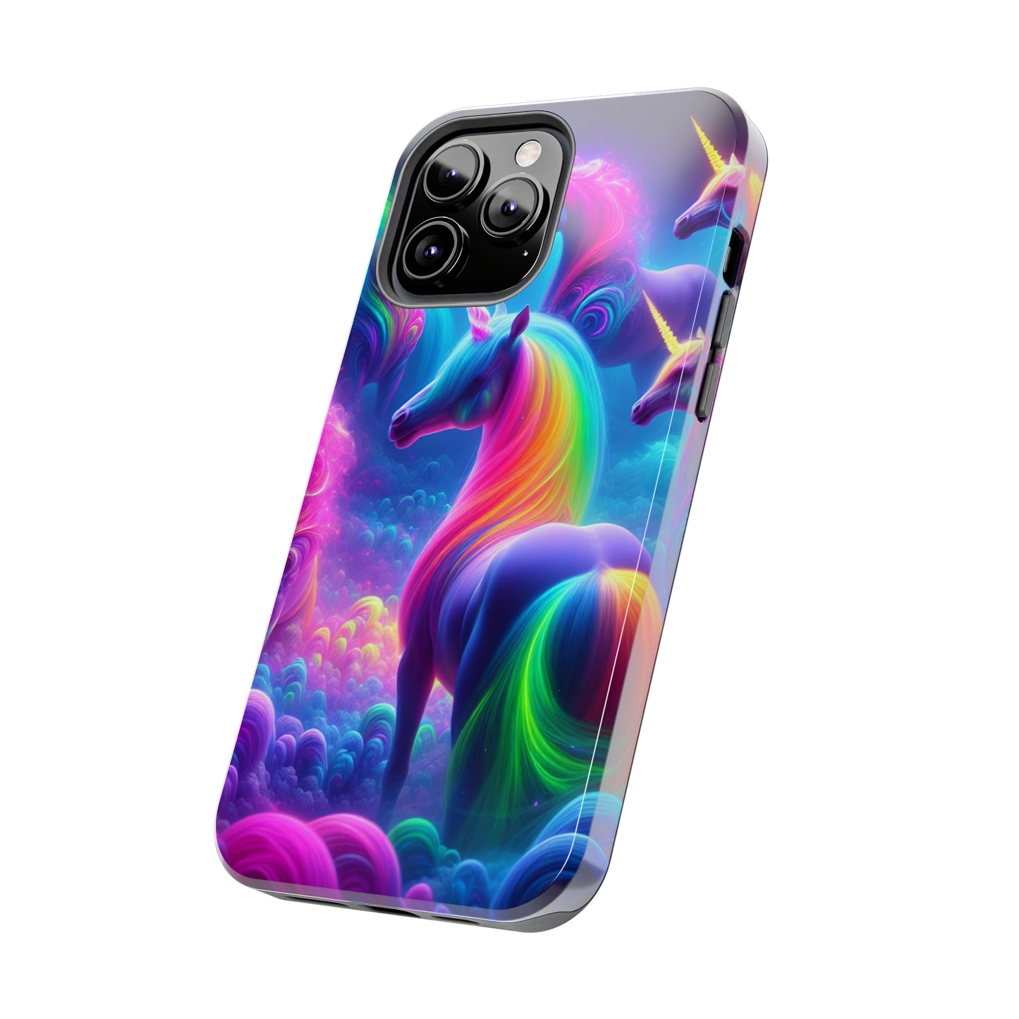"Dreamworld Enchantment" NEON Unicorns Tough Phone Case