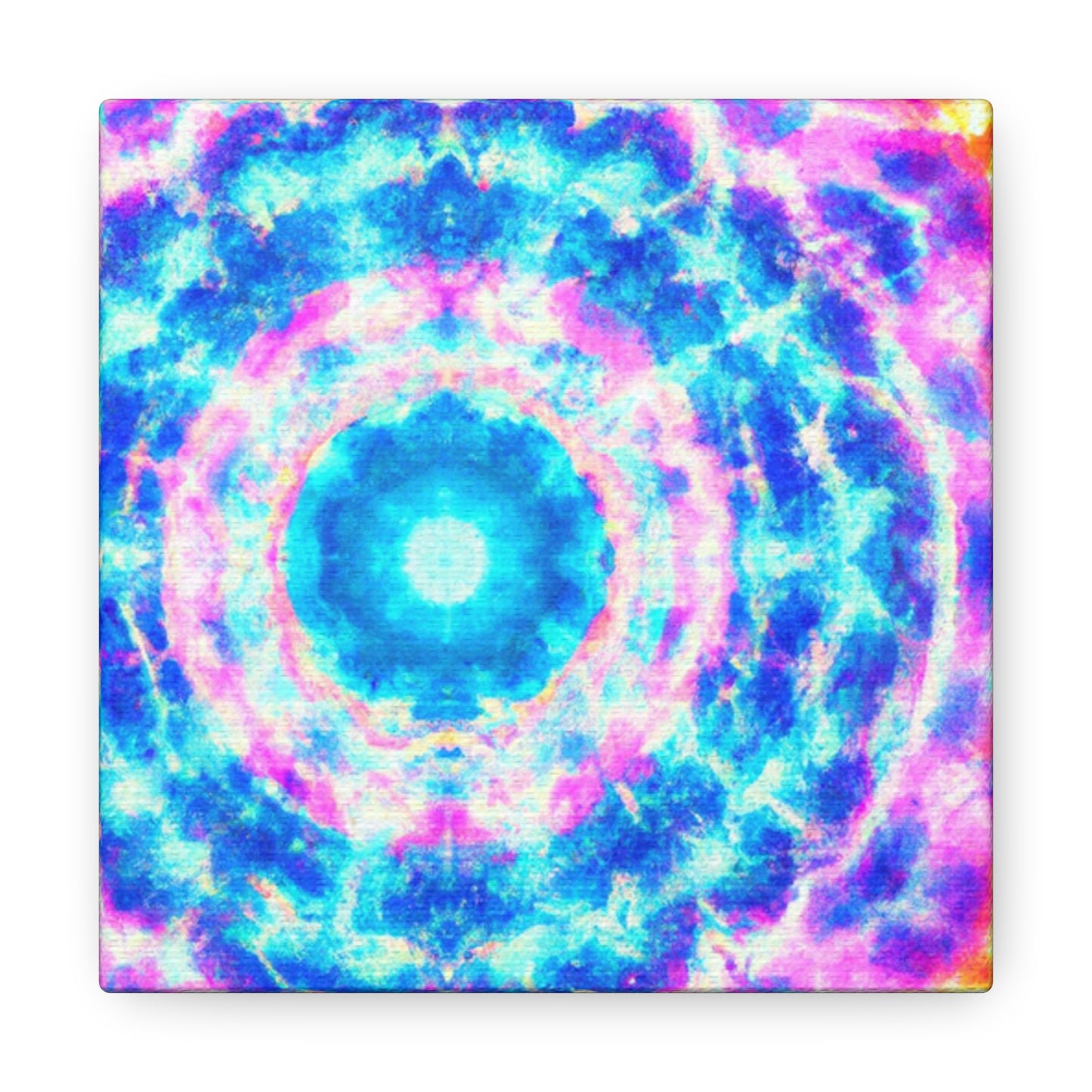 Vivid Cosmic Lightsphere Trippy Infinity Patterns Art Canvas
