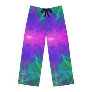TDB Infinite Neon Splattertopia Trippy Infinity Patterns Mens Pajama Pants