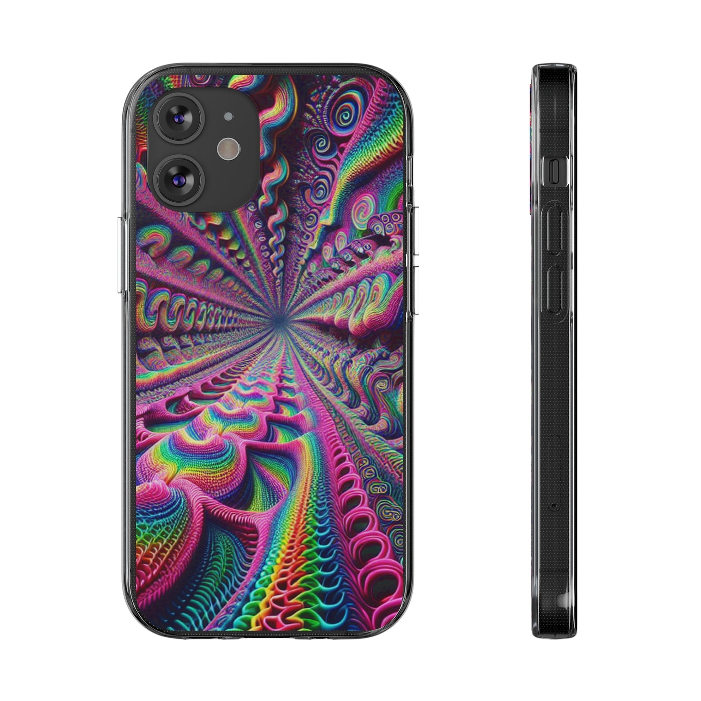VibrancyInfiniteNeonacopia Infinity Patterns Art Polycarbonate Phone Case