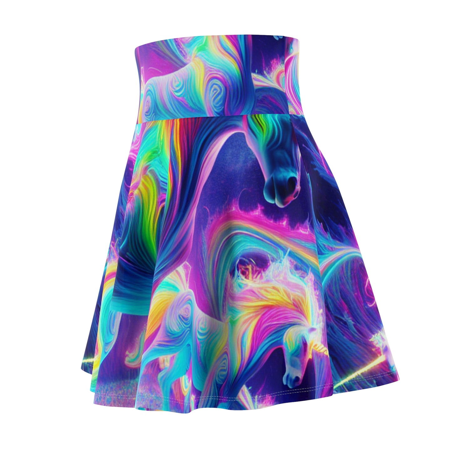 Giancarlo di Fiore -NEON Unicorns Woman' Skater Skirt