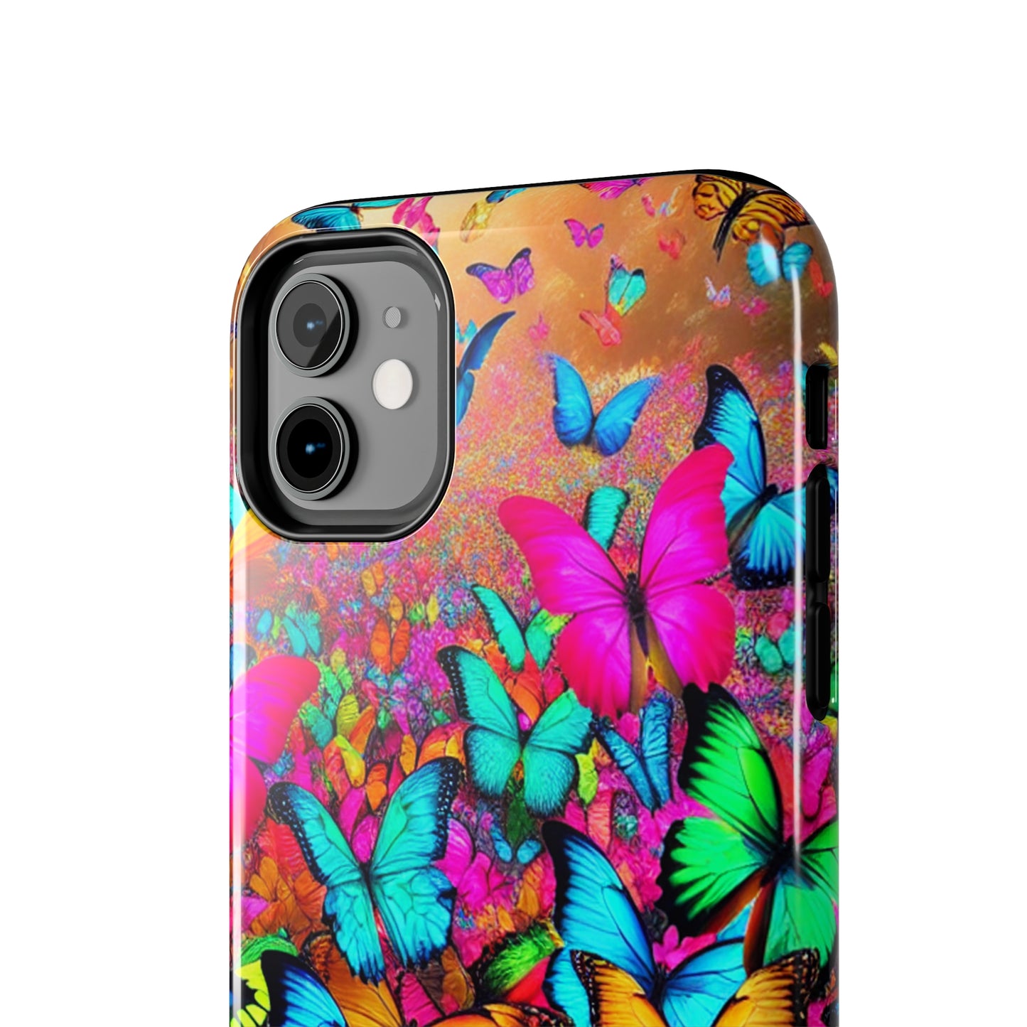"Neonardie's Dreamscape" NEON Butterflies Tough Phone Case