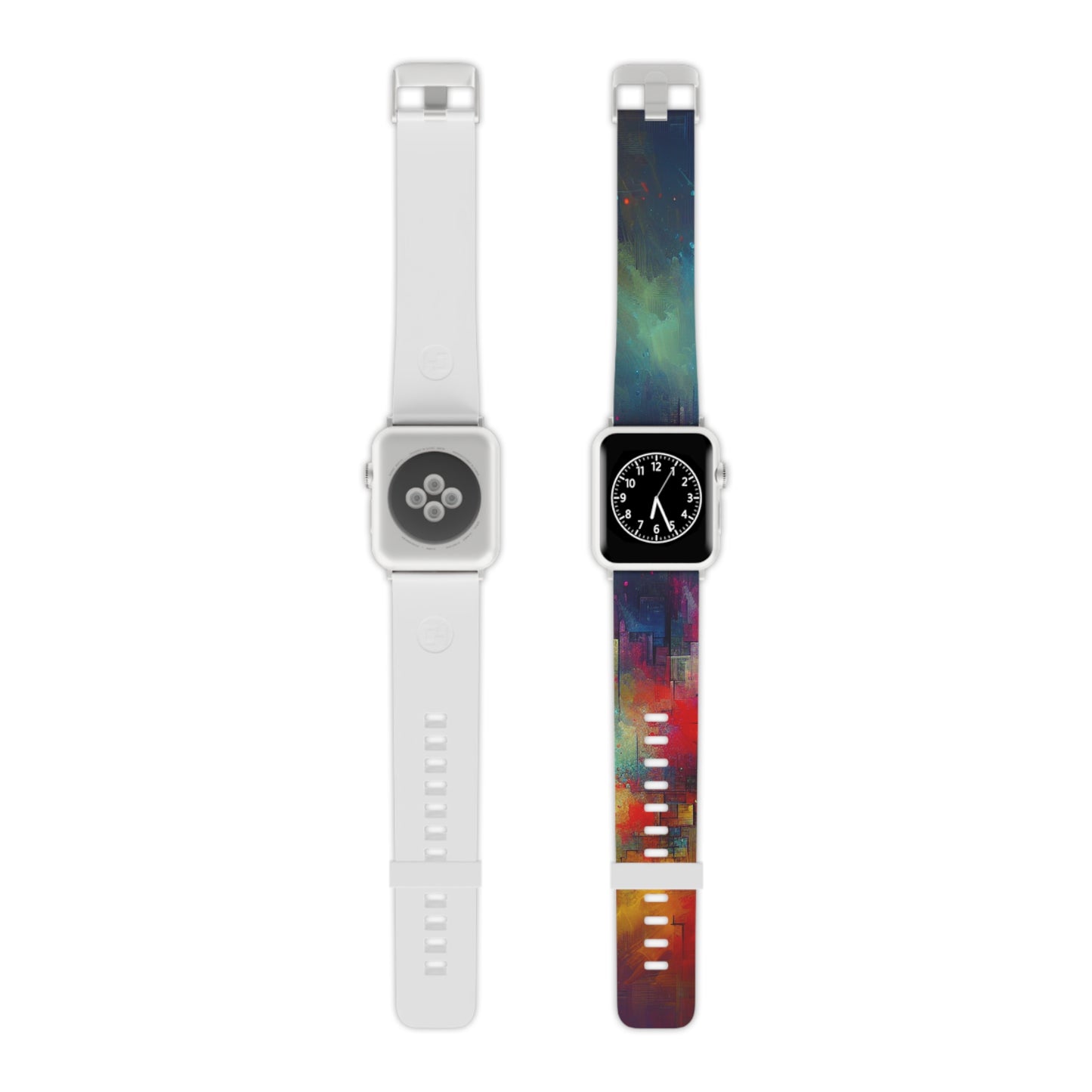 "Neon Transcendence" - Trippy Infinity Patterns Iwatch Band