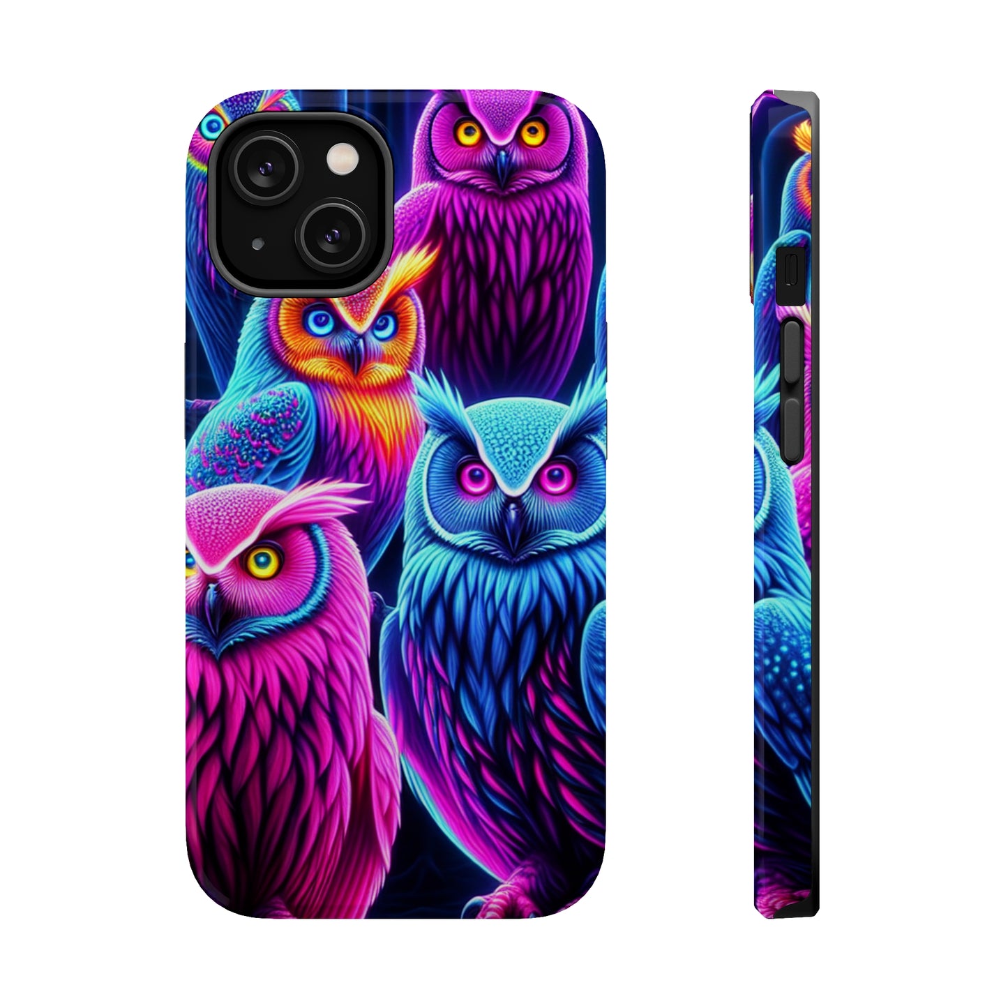 Neon Owl skylight. Neon Owls Premium Art Magsafe Magnet Tough IPhone 13 14 15 Pro Plus Max and Mini in Matte and Glossy Phone cases