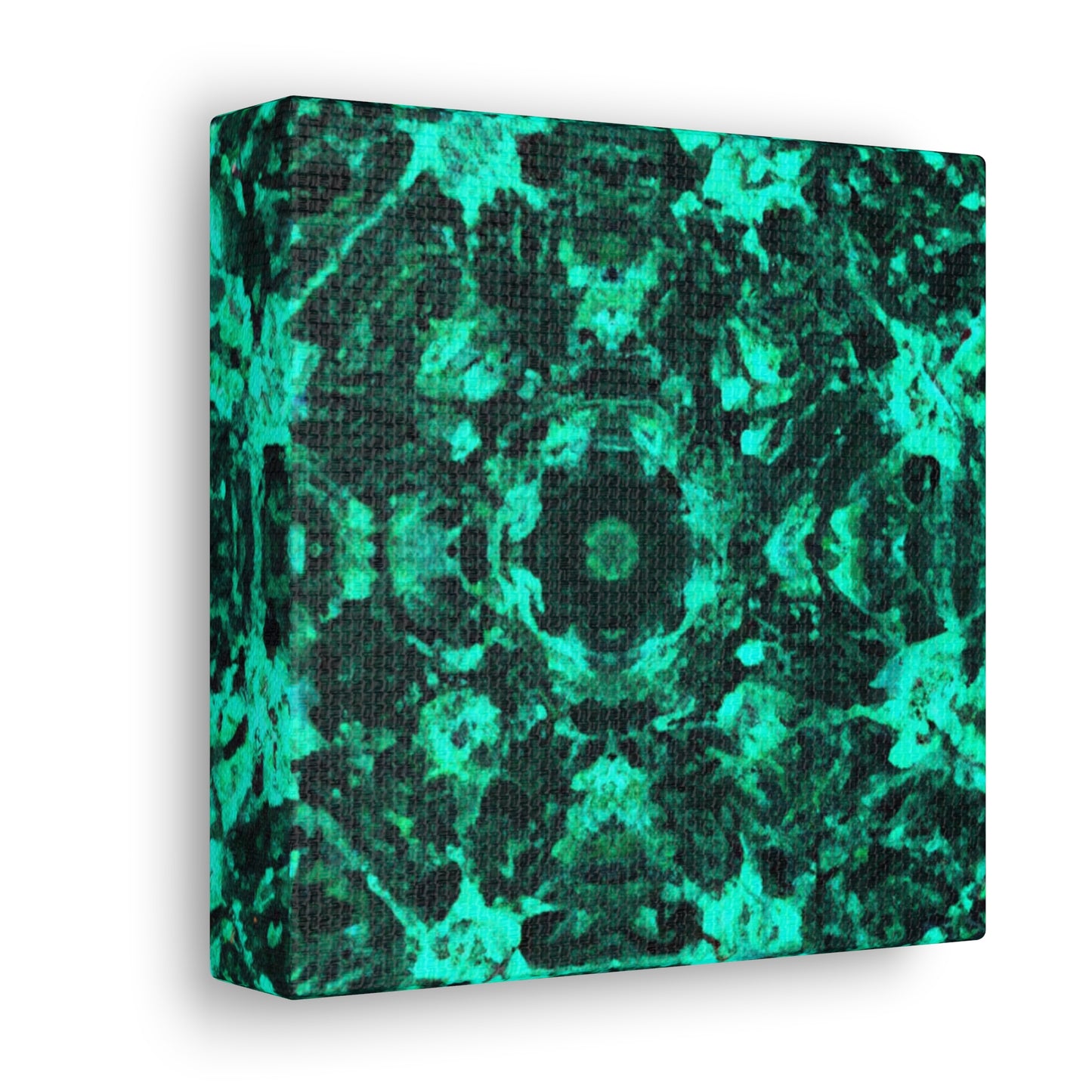 Cosmic Synesthesia Explosion. Trippy Infinity Patterns Art Canvas