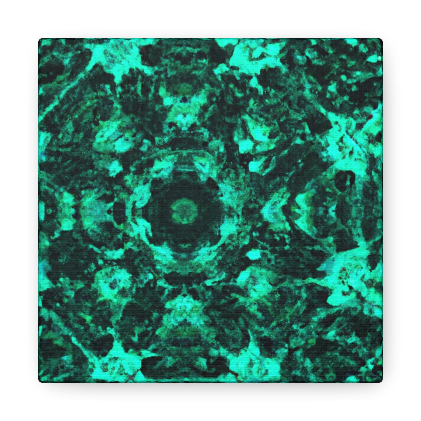 Cosmic Synesthesia Explosion. Trippy Infinity Patterns Art Canvas