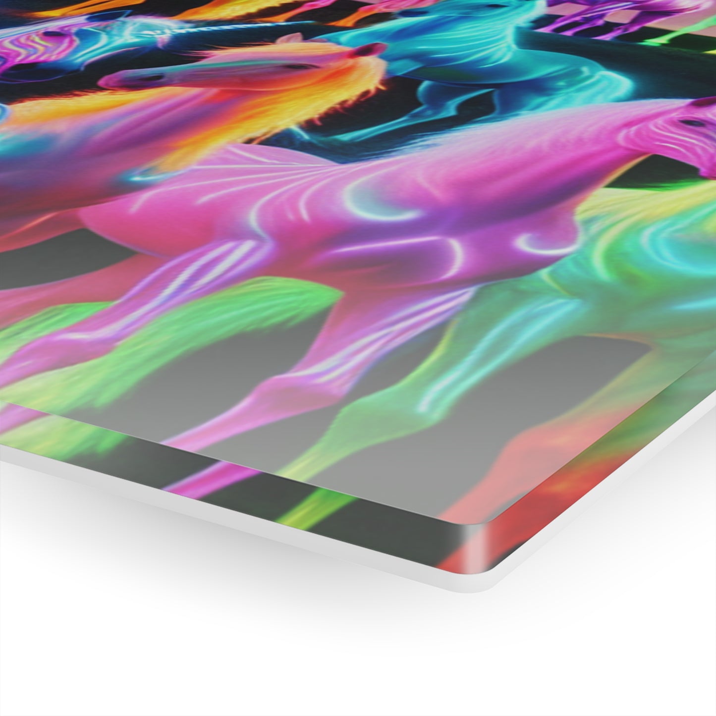 "Rainbow Fantasia" NEON Unocrons Art 1/4" Glossy Acrylic Art