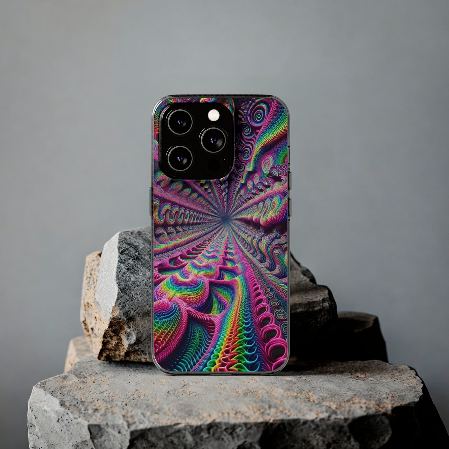 VibrancyInfiniteNeonacopia Infinity Patterns Art Polycarbonate Phone Case
