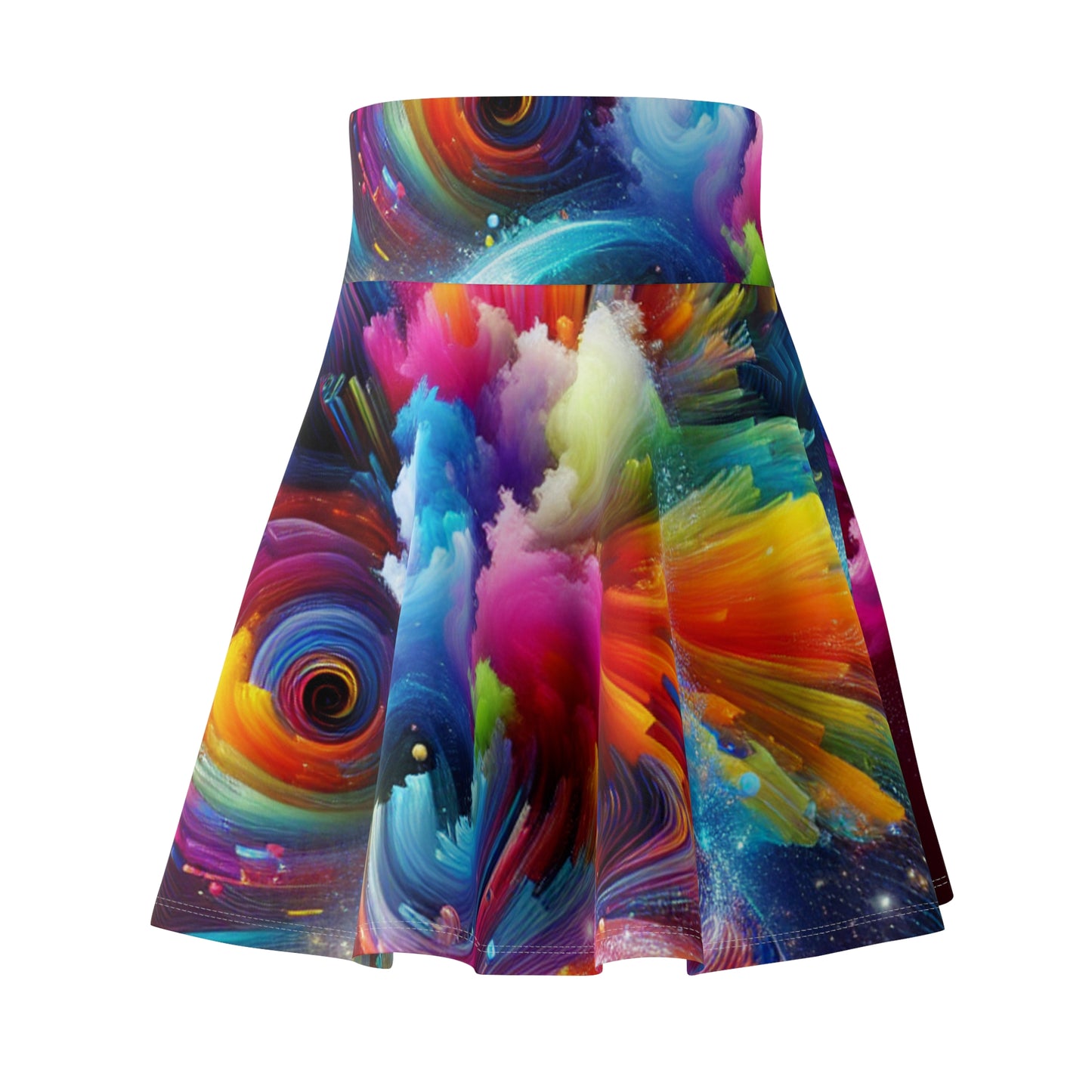 Leonardus de Vos - Trippy Infity Patterns Woman's Skater Skirt