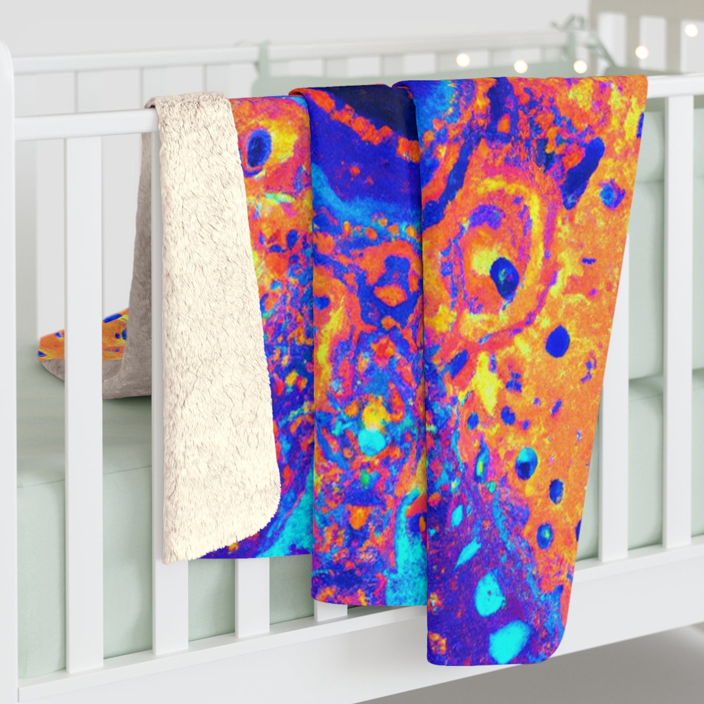 Leonardo da Vincianto. - Trippy Infinity Patterns Sherpa Blanket