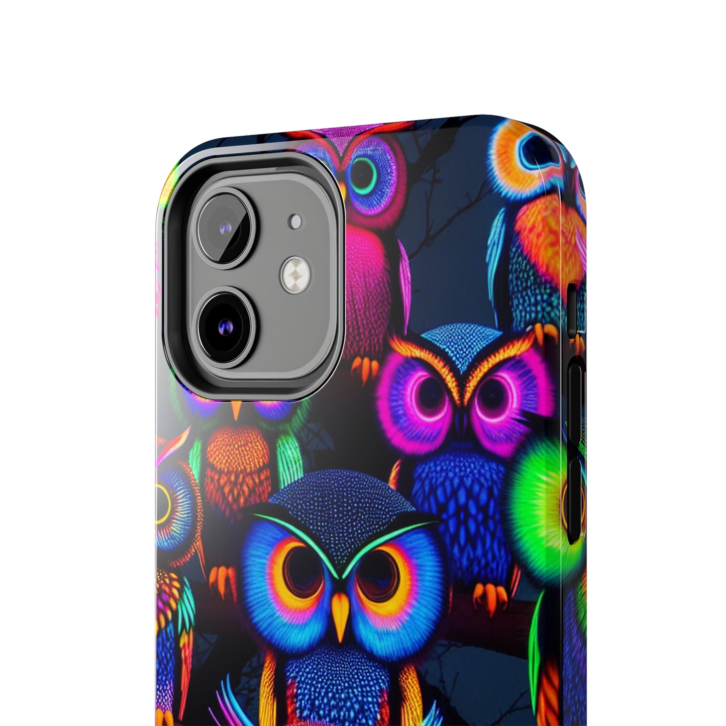 Neon Gloowls. NEON Owls Tough Phone Case