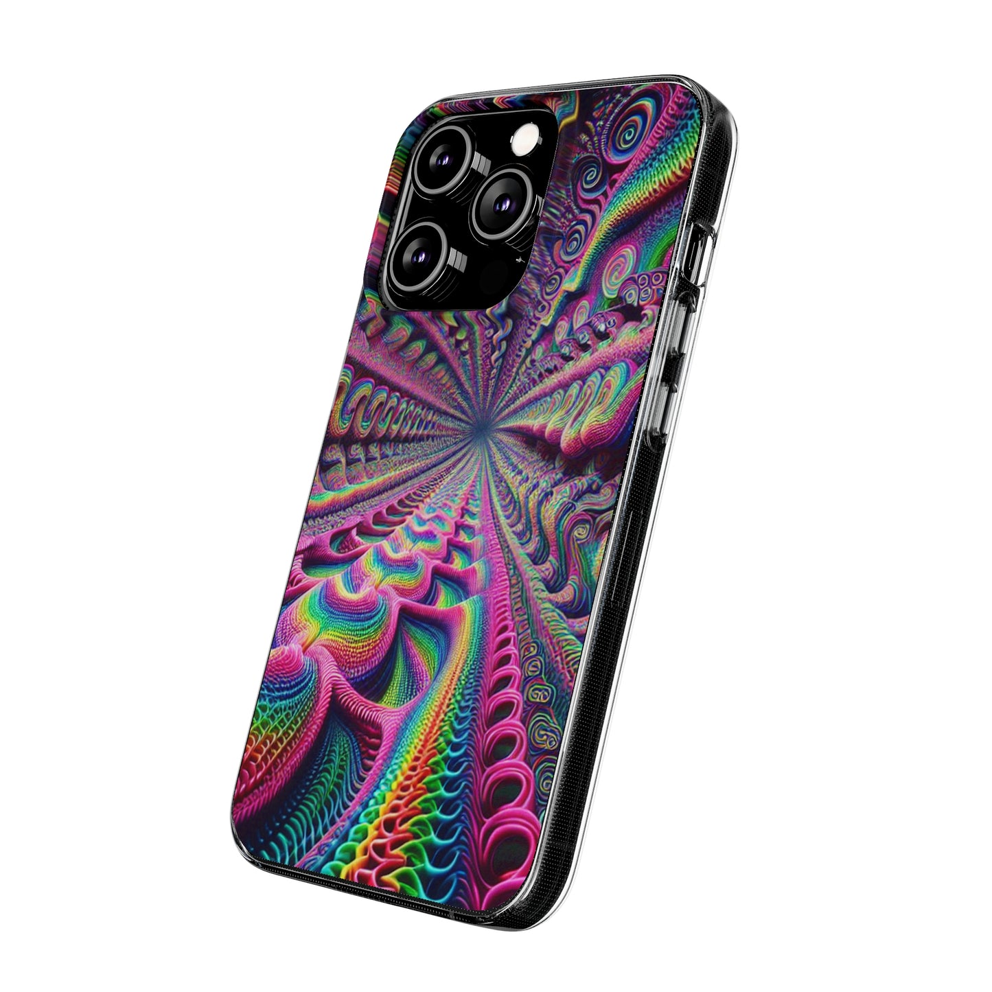 VibrancyInfiniteNeonacopia Infinity Patterns Art Polycarbonate Phone Case