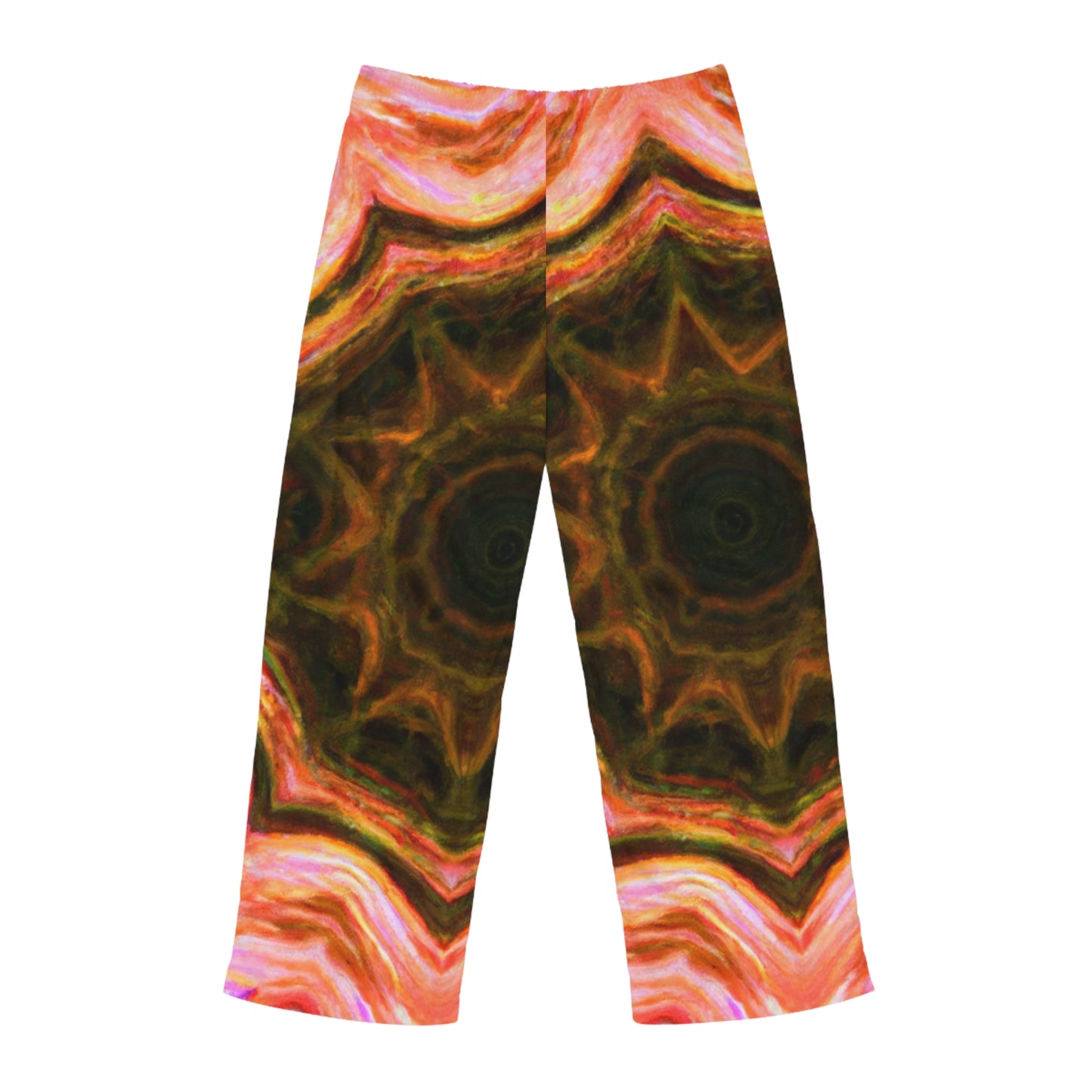 TDB Psychedelic Neon Vortex. Trippy Infinity Patterns Mens Pajama Pants