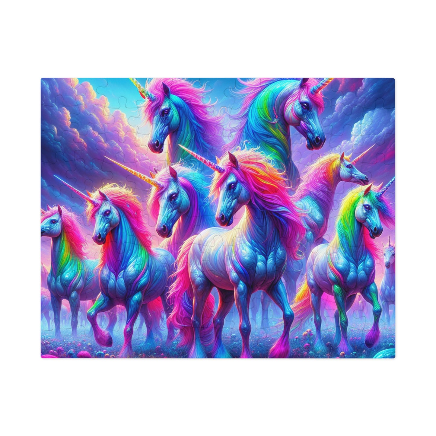 NeonUniClan - Neon Unicorns Puzzle