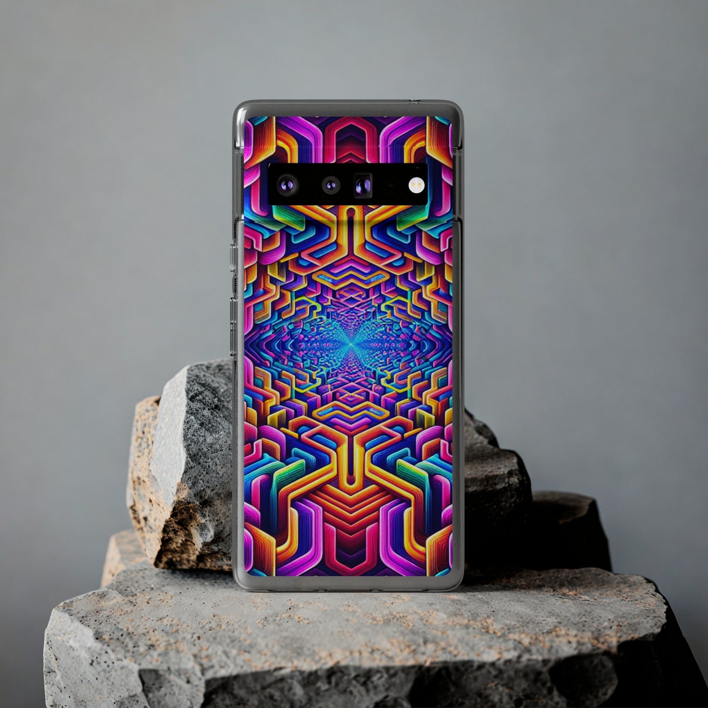 Vibrant Trippin' Infinity Infinity Patterns Art Polycarbonate Phone Case