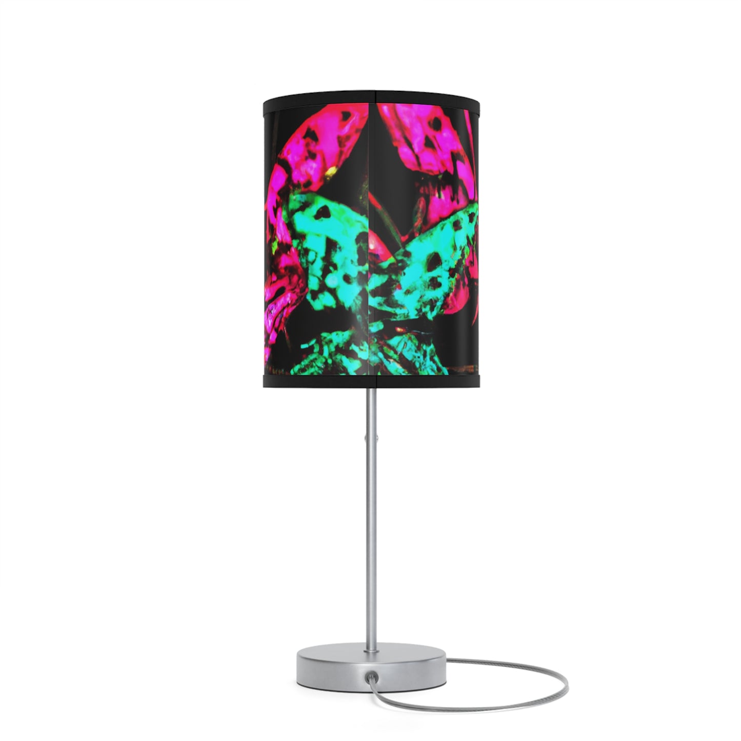 "Galactic Glooms: A Neon Butterfly Parade" - NEON Butterflies Colored Lamp