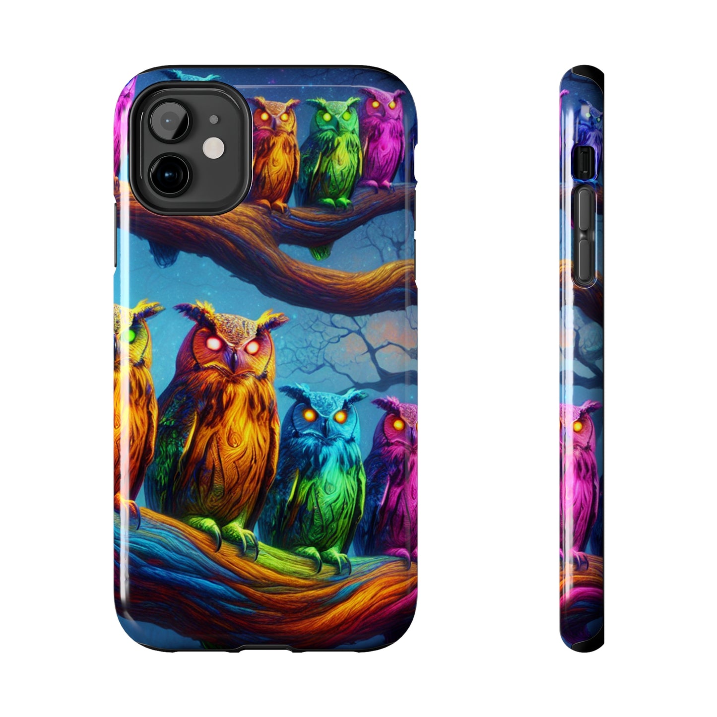 Neon Nocturnal Jazz NEON Owls Tough Phone Case