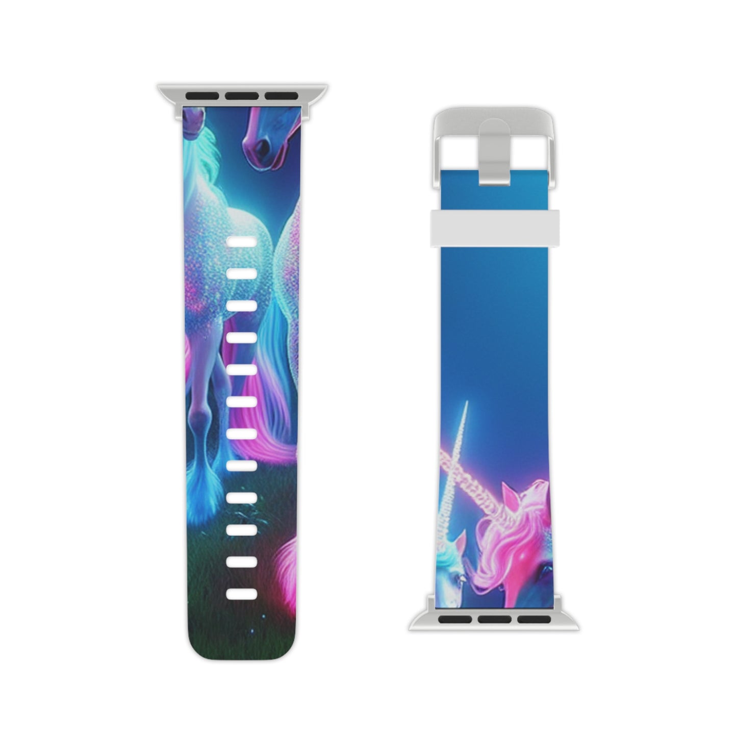 Neon Unicorn Symphony. - NEON Unicorns Iwatch Band