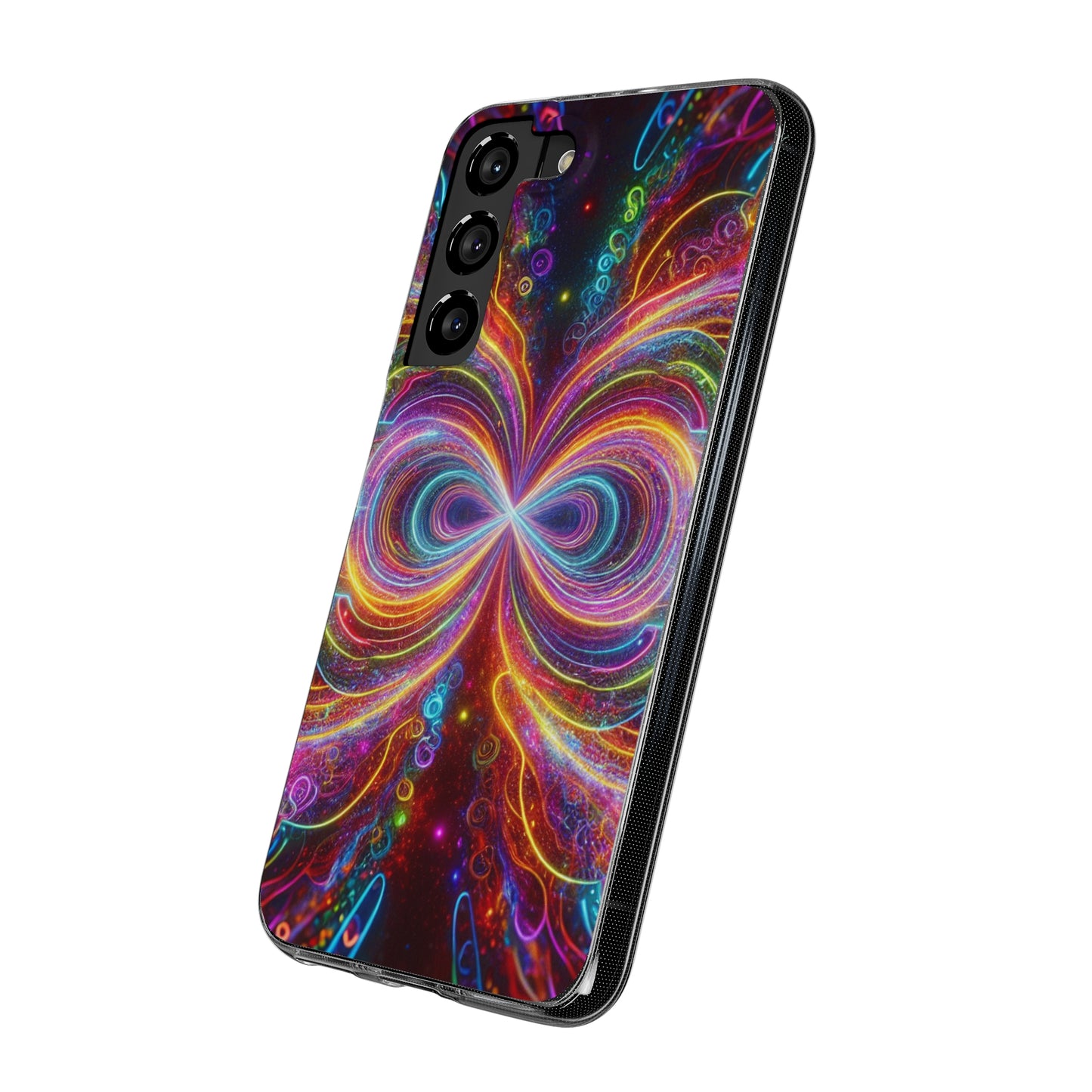 Neon Infinity Vortex Infinity Patterns Art Polycarbonate Phone Case