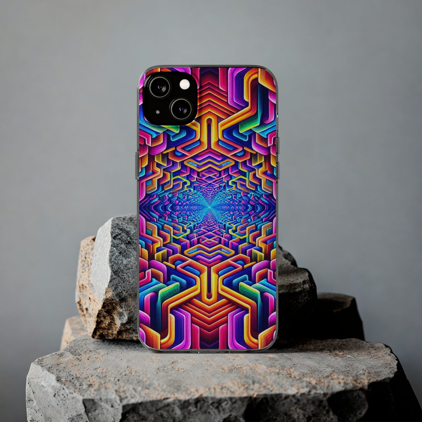 Vibrant Trippin' Infinity Infinity Patterns Art Polycarbonate Phone Case