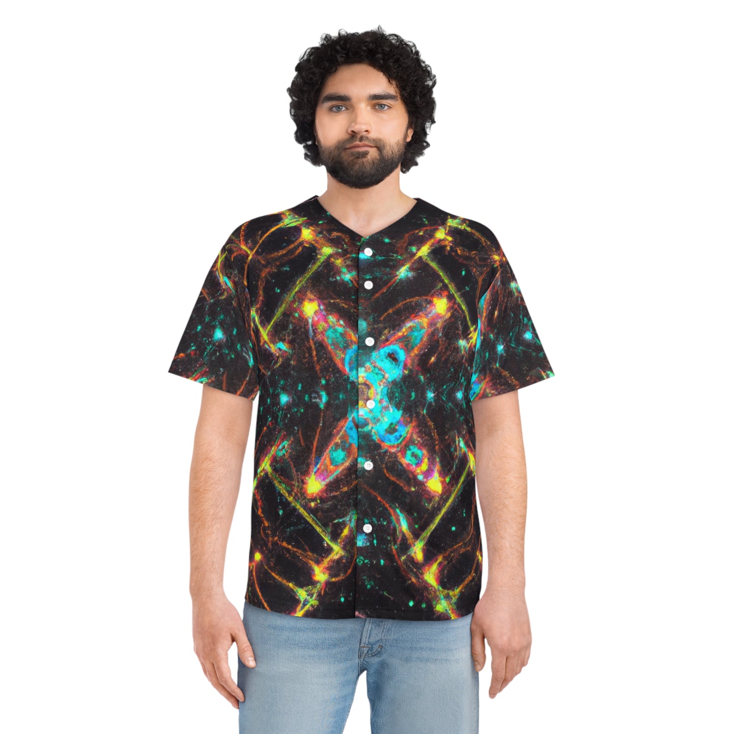 Infinite Vibrance. Trippy Infinity Patterns Mens Jersey