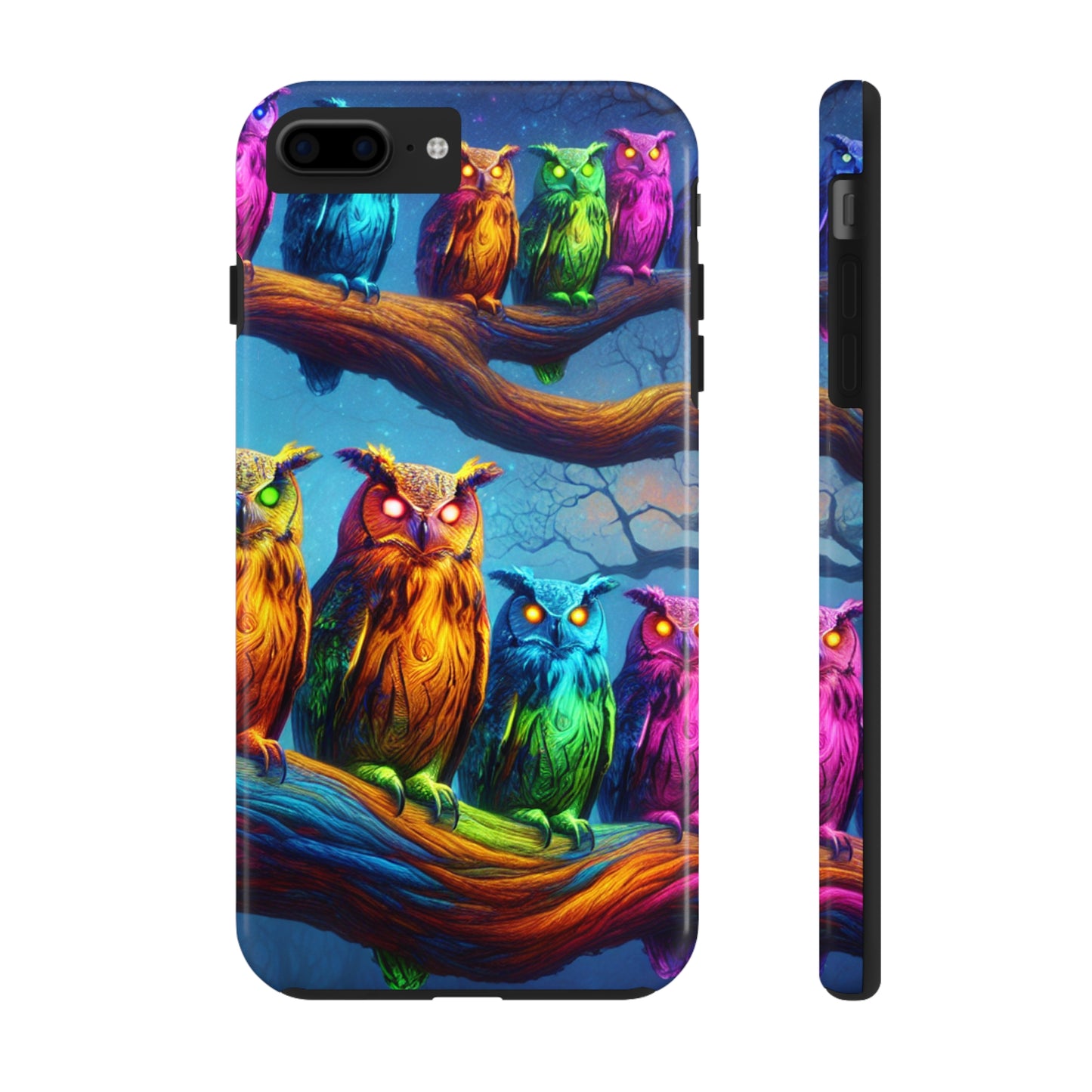 Neon Nocturnal Jazz NEON Owls Tough Phone Case