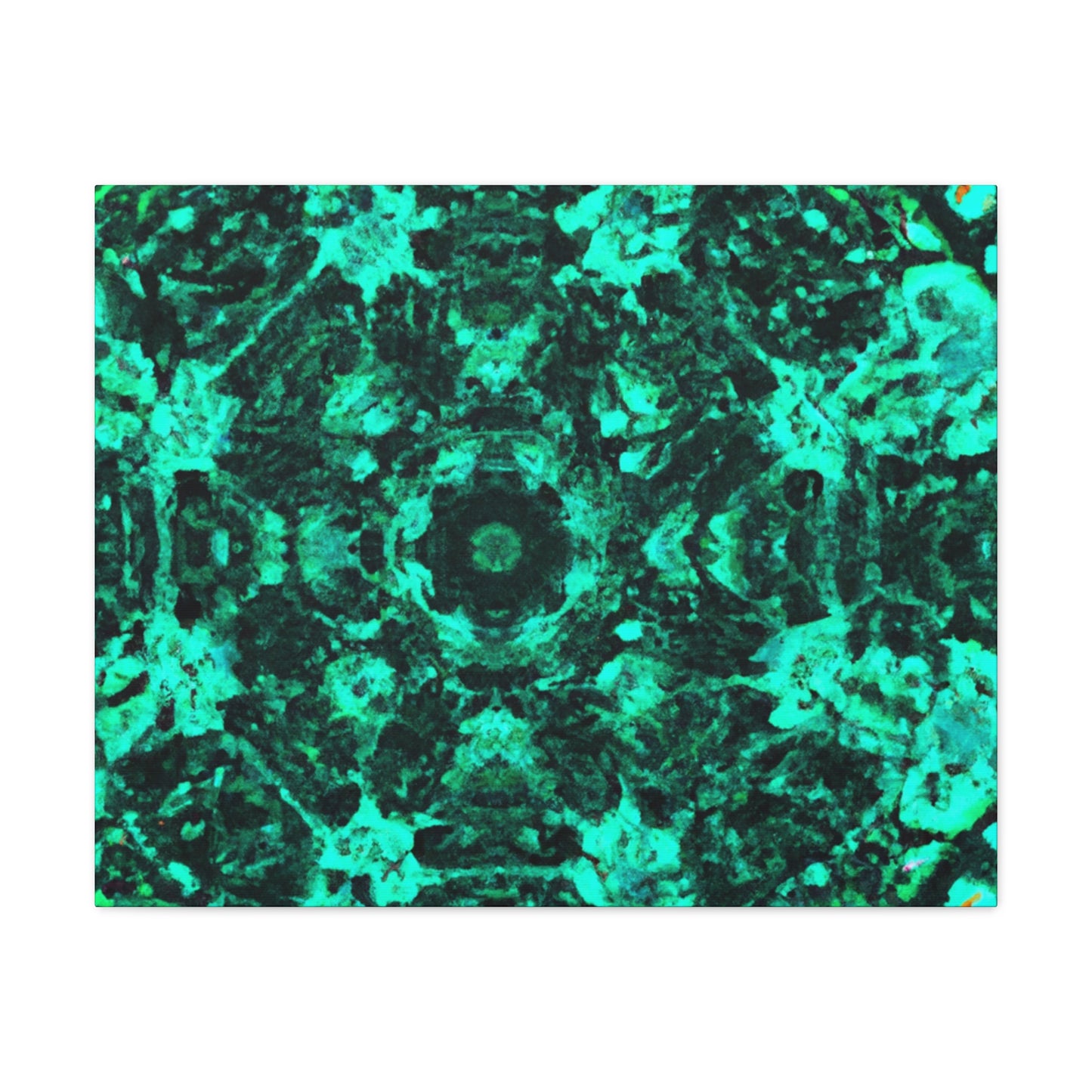 Cosmic Synesthesia Explosion. Trippy Infinity Patterns Art Canvas