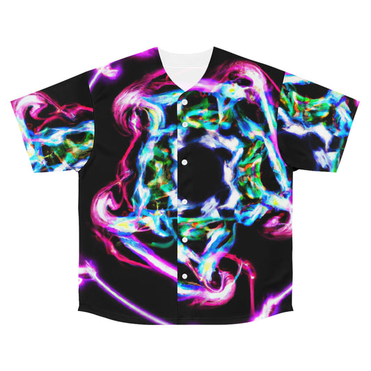 Neon Reflection Infinity. Trippy Infinity Patterns Mens Jersey