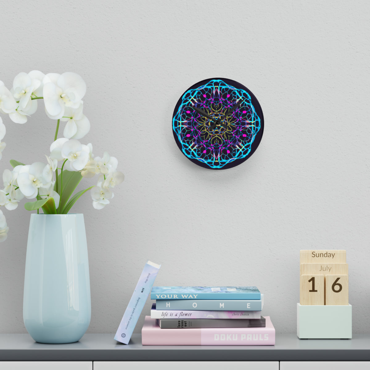 Glossy Acrylic Clocks Collection