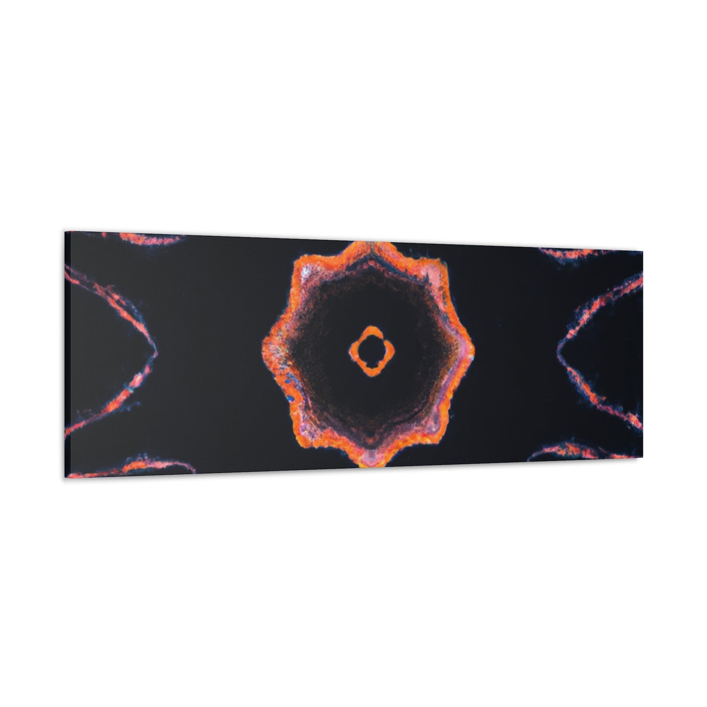 Neon Phantasmagoria Infinity. Trippy Infinity Patterns Art Canvas