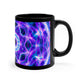 Psychedelic Realms of Infinity. Trippy Infninty Patterns 11oz Black Mug