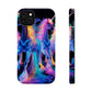 Neon Unicorn Bliss Neon Unicorns Premium Art Magsafe Magnet Tough IPhone 13 14 15 Pro Plus Max and Mini in Matte and Glossy Phone cases