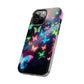 "Neon Swarm Splendour" NEON Butterflies Tough Phone Case