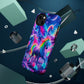 "Unicorn Prism" Neon Unicorns Premium Art Magsafe Magnet Tough IPhone 13 14 15 Pro Plus Max and Mini in Matte and Glossy Phone cases