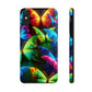 Neon Nectar Flutter. NEON Butterflies Tough Phone Case