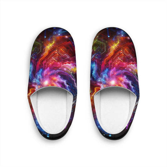 Benedetto Raffaello - Trippy Infity Patterns Men's Indoor Slippers