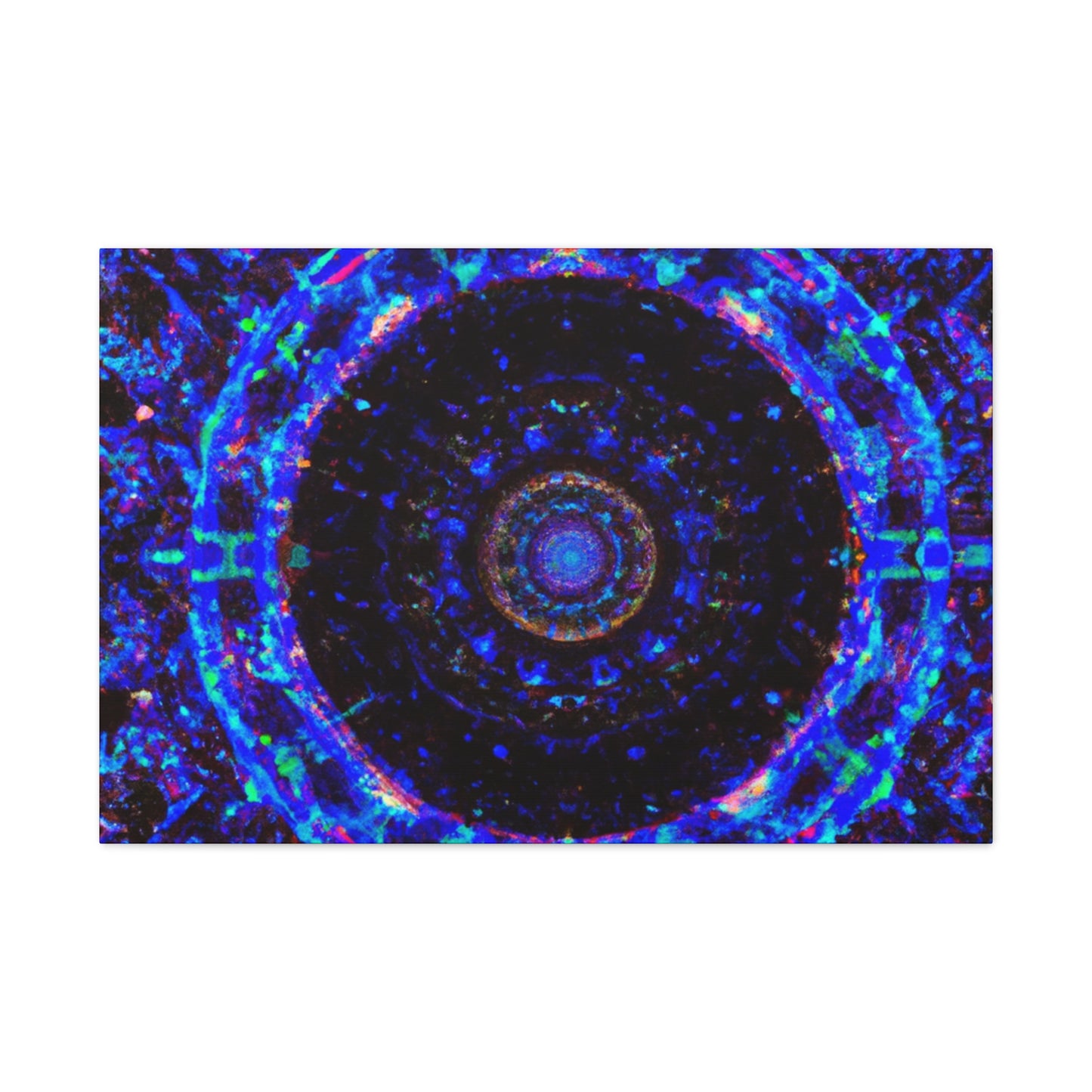 Cosmic Kaleidoscope Visions Trippy Infinity Patterns Art Canvas