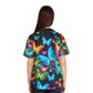 Neon Flight Fantasia. Neon Butterflies Womans Jersey