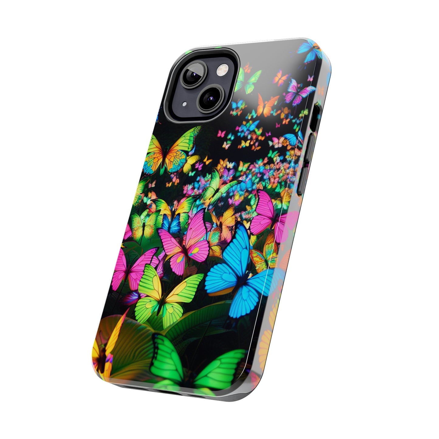 Neon Butterfly Congregation. NEON Butterflies Tough Phone Case