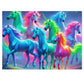 Nornicorns. - Neon Unicorns Puzzle