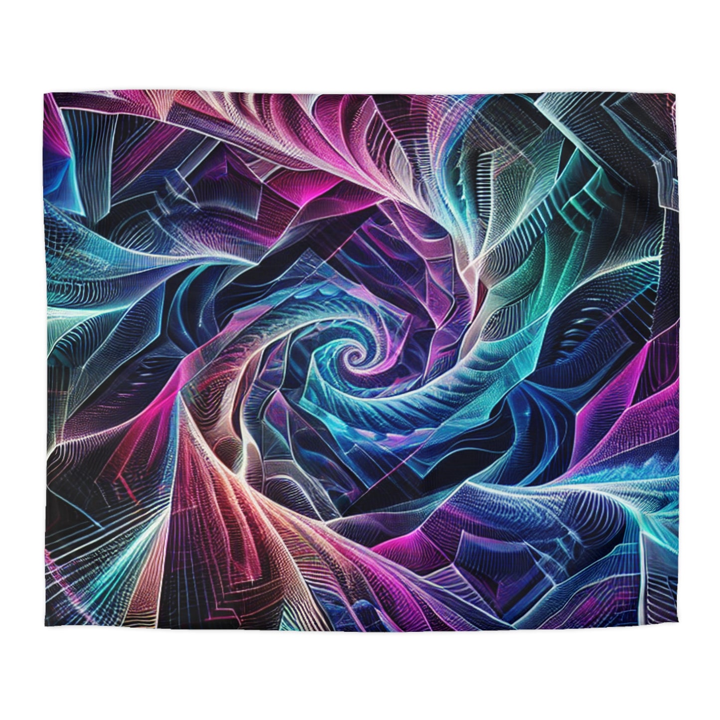 Giovanni da Verona - Trippy Infinty Patterns Microfiber Duvet Cover