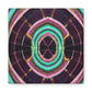 Electric Cosmic Confetti. Trippy Infinity Patterns Art Canvas