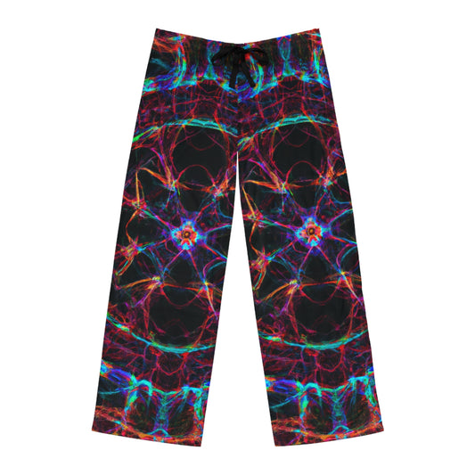 TDB Neon Infinity Abyss. Trippy Infinity Patterns Mens Pajama Pants
